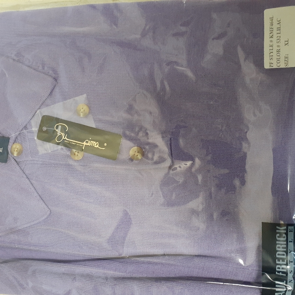 Copy - Men's 100% Pima Cotton three Button knit s…